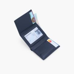 Ví da dáng đứng mini NHATLEATHER - VÍ gập 3 nhỏ gọn tiện dụng - NVN-098