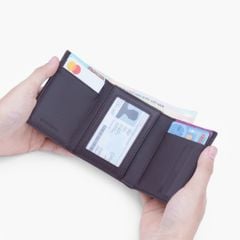 Ví da dáng đứng - Ví gập 3 nhỏ gọn tiện dụng - NVN-098