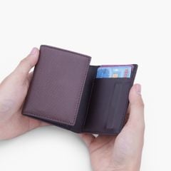 Ví da dáng đứng - Ví gập 3 nhỏ gọn tiện dụng - NVN-098