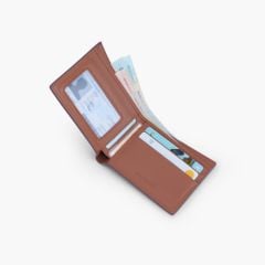 Ví da gập đôi - Ví da ngang dáng truyền thống có ngăn ẩn - NVN-099