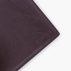 Ví nam dáng ngang gập đôi truyền thống da bò Nappa, Mill thiết kế tinh gọn NVN-110