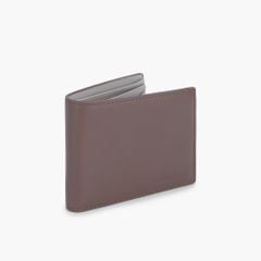 Ví nam dáng ngang gập đôi truyền thống da bò Nappa, Mill thiết kế tinh gọn NVN-110