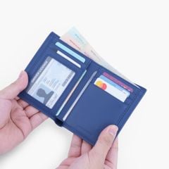 Ví da gập đôi NHATLEATHER - Ví da dáng đứng nhỏ gọn NVN-100