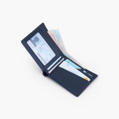 Ví da nam dáng truyền thống - Ví gập đổi mỏng gọn tối giản - NVN-101