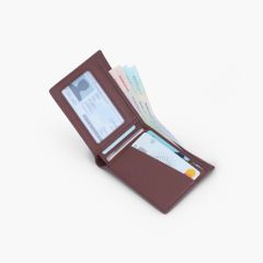 Ví da nam dáng truyền thống - Ví gập đổi mỏng gọn tối giản - NVN-101