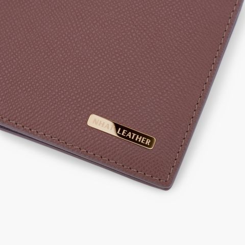 Ví da nam có khoá kéo NHATLEATHER - Ví da bò nam gập đôi truyền thống - NVN-107
