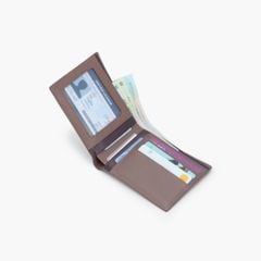 Ví da nam có khoá kéo NHATLEATHER - Ví da bò nam gập đôi truyền thống - NVN-107