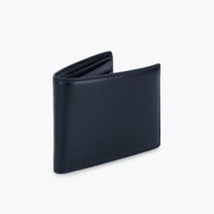 Ví nam dáng ngang gập đôi truyền thống da bò Nappa có khóa kéo NVN-108
