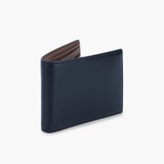 Ví nam dáng ngang gập đôi truyền thống da bò Nappa có khóa kéo NVN-108