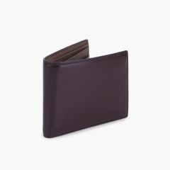 Ví nam dáng ngang gập đôi truyền thống da bò Nappa có khóa kéo NVN-108
