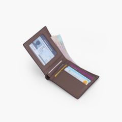 Ví nam dáng ngang truyền thống da bò Nappa, Mill thiết kế tinh gọn có nhiều ngăn NVN-111