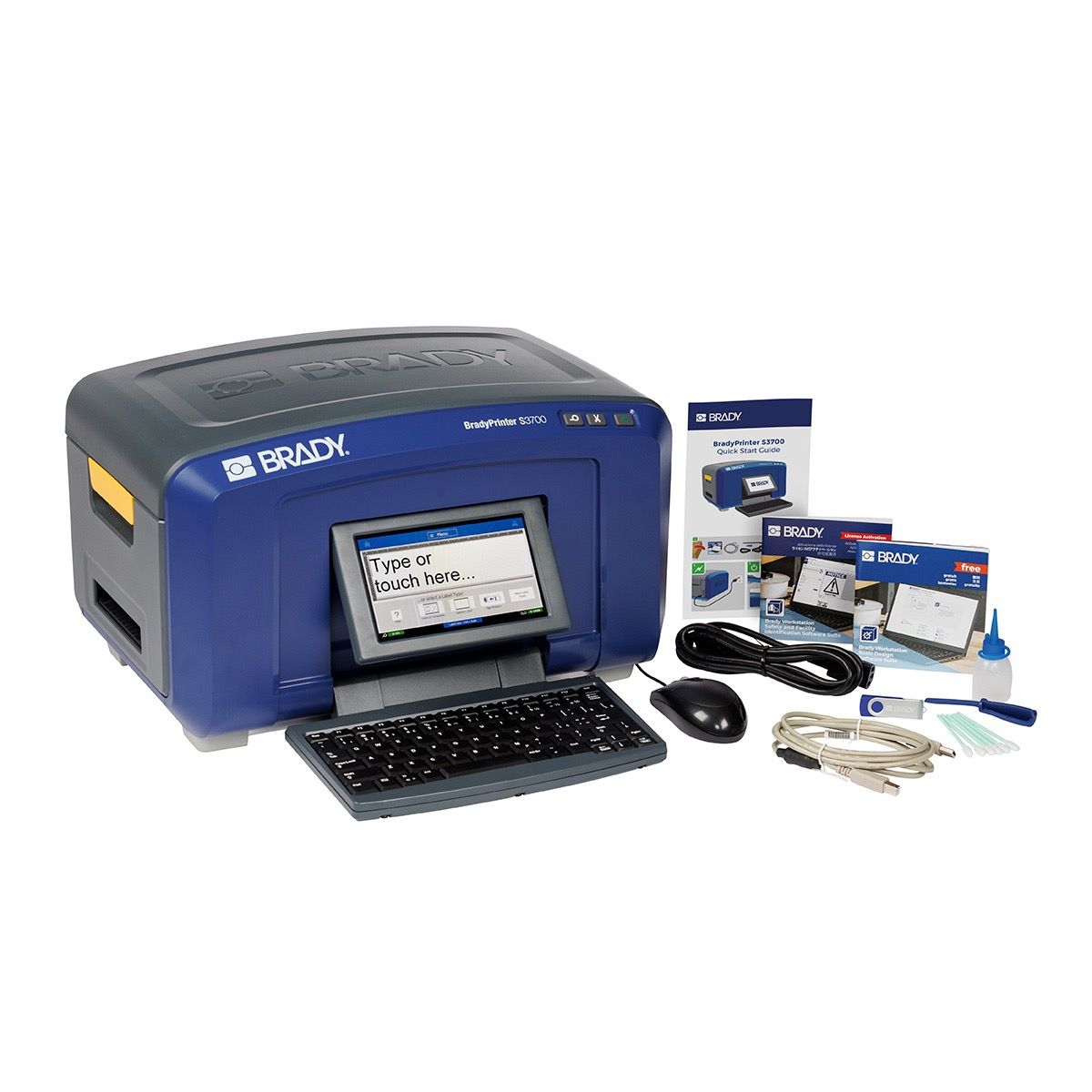  Máy in nhãn an toàn đa màu Brady S3700 kèm dao XY và phần mềm (IMS) 