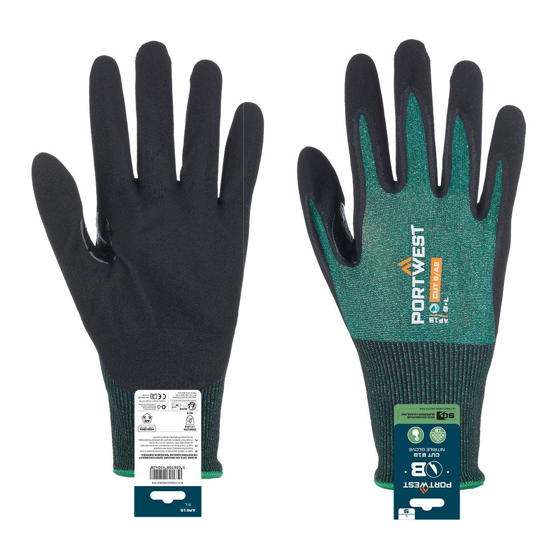  Găng tay chống cắt Portwest APR15 SG Cut B18 Nitrile Glove (Retail) 