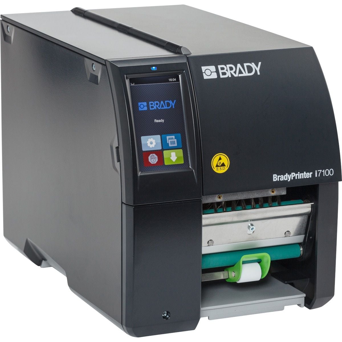  Brady 150776 – Máy In Nhãn Công Nghiệp Chống Tĩnh Điện BradyPrinter i7100 600 dpi Tự Bóc Nhãn Kèm Phần Mềm Product & Wire ID 