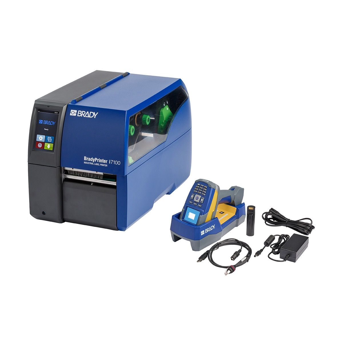  Brady 177534 – Hệ Thống In Nhãn Công Nghiệp BradyPrinter i7100 300 dpi Kèm Máy Quét Mã Vạch V4500 Và Phần Mềm Product & Wire ID 