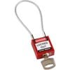  146120 Brady® Compact Cable Padlock 