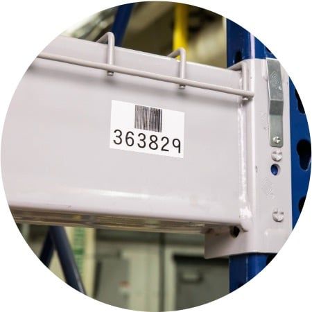  Nhãn vải nylon in truyền nhiệt hoặc ma trận điểm Brady B-499 
