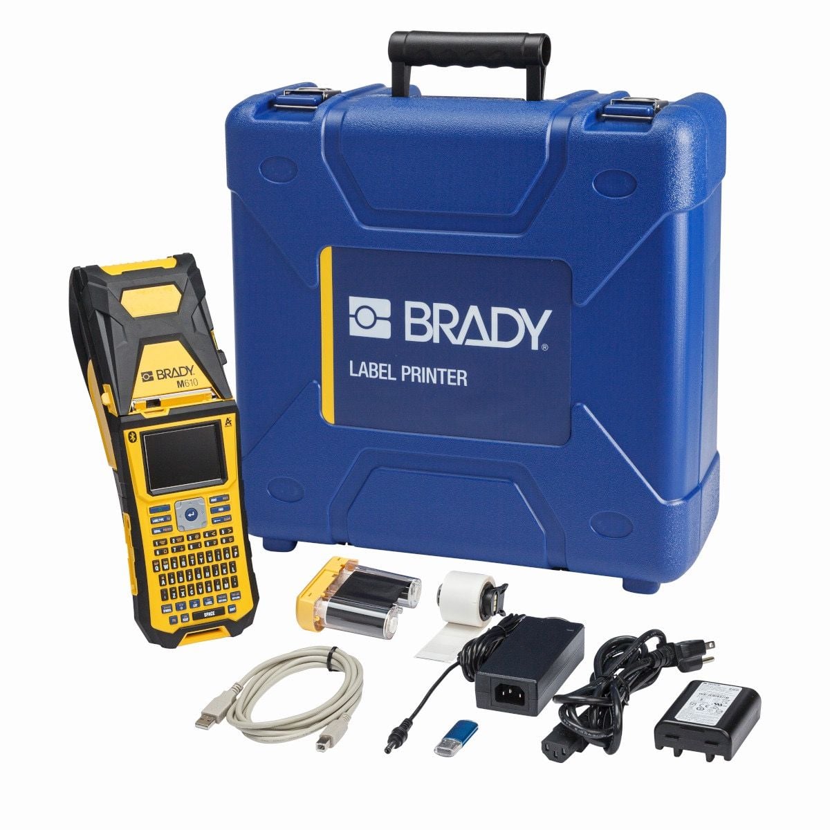  Máy In Nhãn Cáp Di Động Brady M610 Kèm Phần Mềm Workstation Wire ID – Part Number: M610-B-PWID 