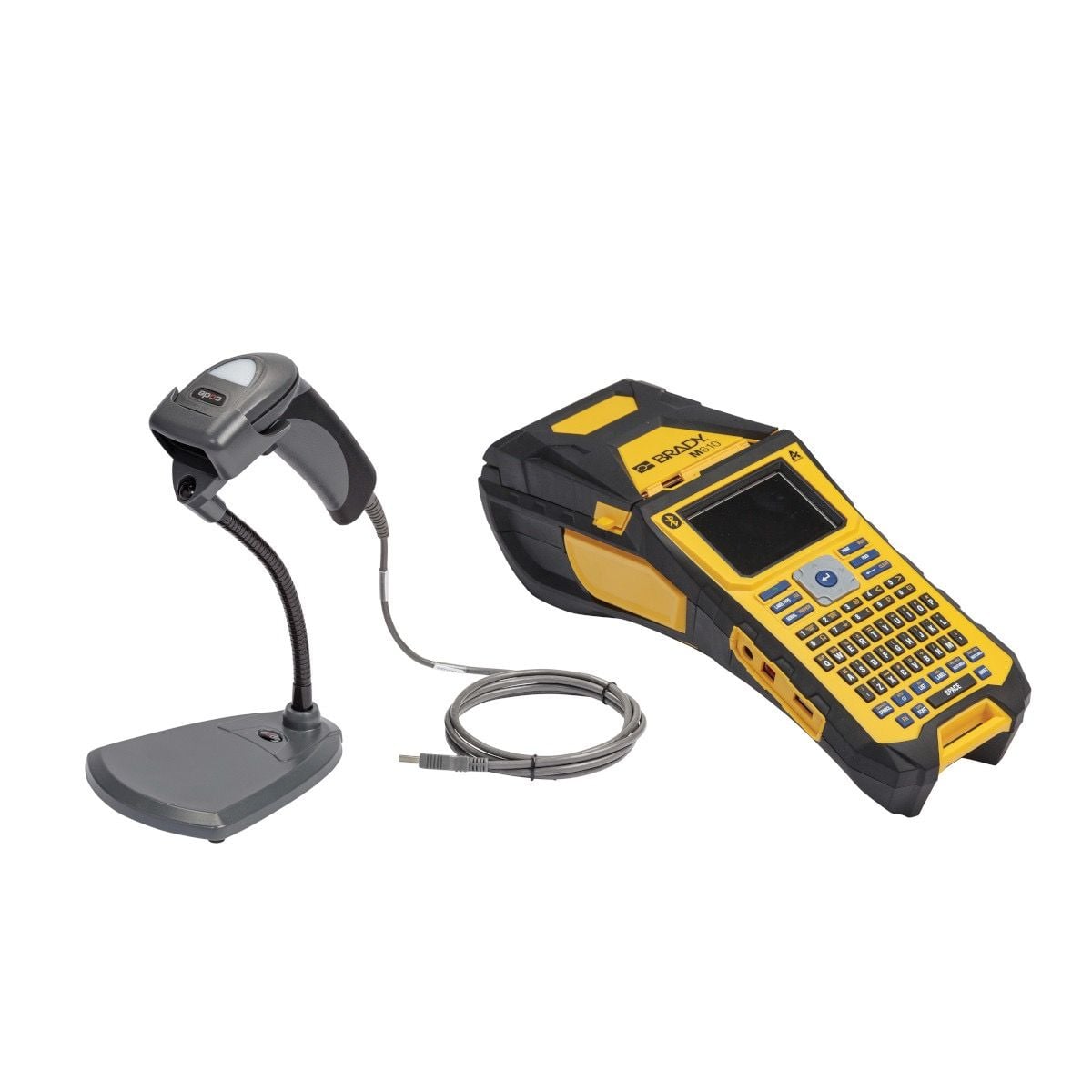  Máy In Nhãn Cầm Tay Brady M610 Kèm Máy Quét Mã Vạch CR1500 Và Phần Mềm – Part Number: 176717 