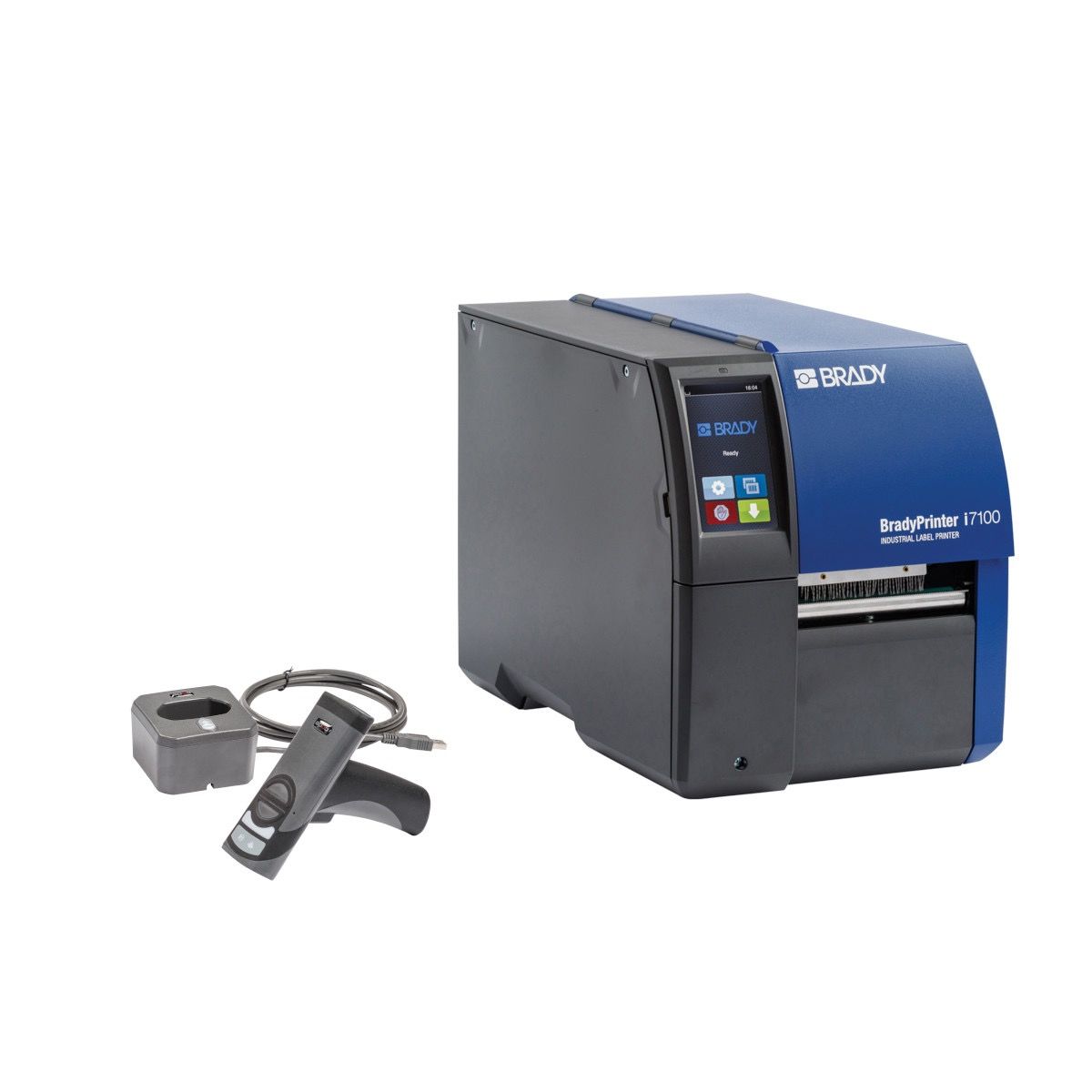 Brady 176706 – Hệ Thống In Nhãn Công Nghiệp BradyPrinter i7100 Kèm Máy Quét Mã Vạch CR2700 Và Phần Mềm Product & Wire ID 