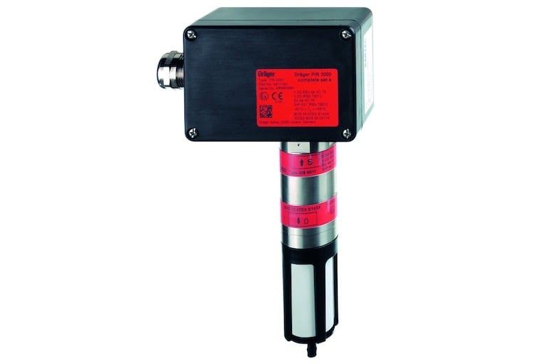  Dräger PIR 3000 – Đầu Dò Khí Cháy Hồng Ngoại Chống Cháy Nổ 