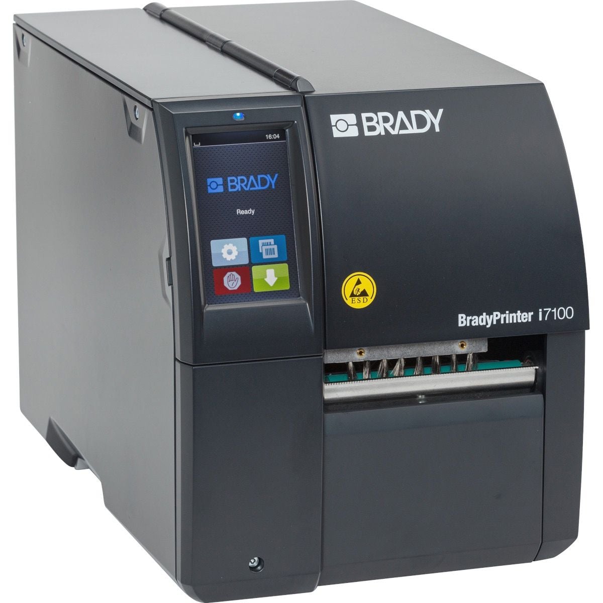  Máy In Nhãn Công Nghiệp BradyPrinter i7100 600 dpi Chống Tĩnh Điện ESD Kèm Phần Mềm Product & Wire ID – Part Number: 150775 