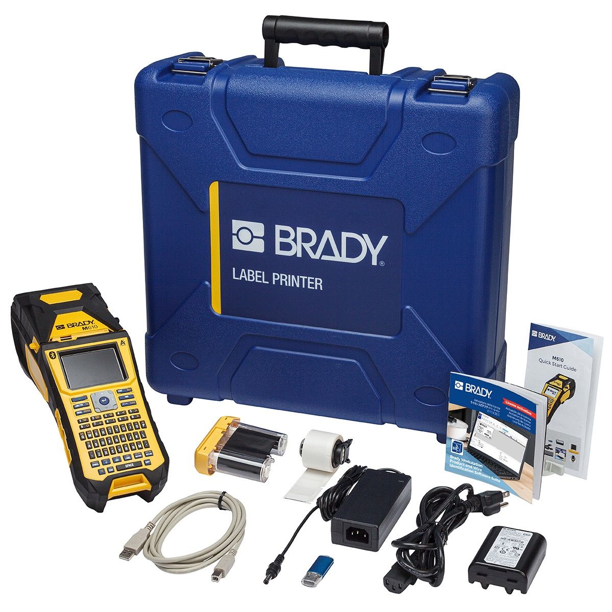  Máy In Nhãn Brady M610 Kèm Máy Quét Mã Vạch CR950 Và Phần Mềm – Part Number: 176725 