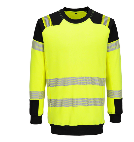  Áo nỉ chống cháy phản quang Portwest FR707 PW3 Modaflame Knit Hi-Vis FR Sweatshirt 