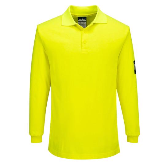  Áo polo dài tay chống cháy Portwest FR805 Modaflame Knit FR Long Sleeve Polo Shirt 