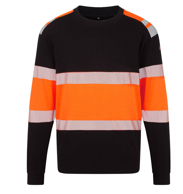  Áo nỉ chống cháy phản quang Portwest FR737 PW3 Modaflame Knit HVO Class 1 FR Sweatshirt 
