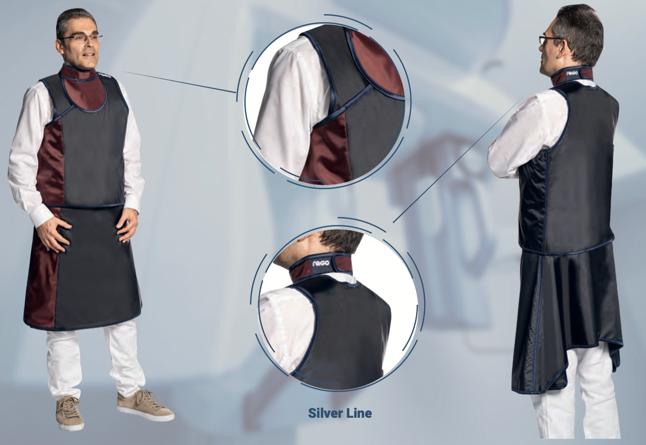  Bộ áo chì Costume Vest - Skirt Silver Line 