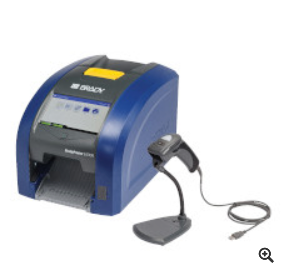 Máy In Nhãn BradyPrinter i5300 Kèm Máy Quét Mã Vạch CR1500 Và Bộ Phần Mềm 