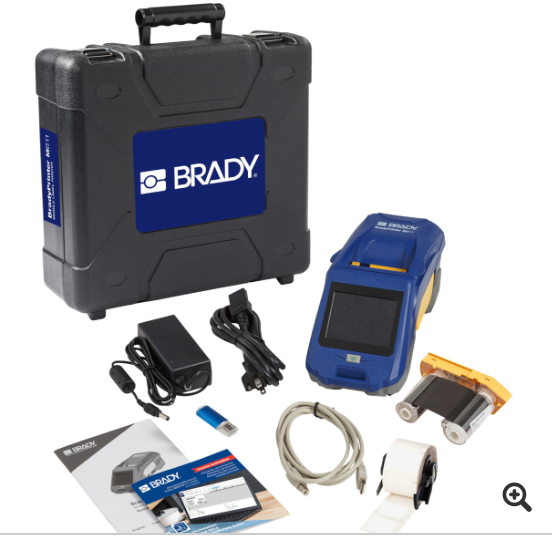  Máy In Nhãn Brady M611 Kèm Máy Quét Mã Vạch CR1500 Và Bộ Phần Mềm 
