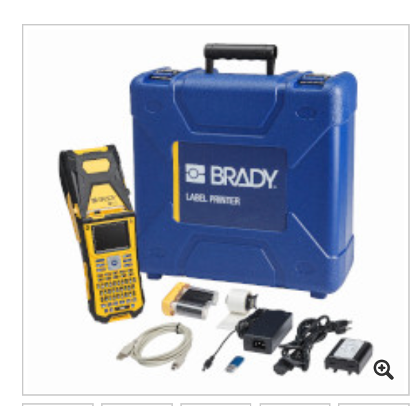  Máy In Nhãn Cầm Tay Bluetooth Brady M610 Kèm Vali Cứng 