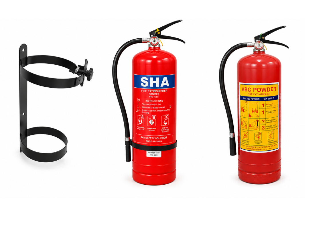  Bộ Bình Chữa Cháy Bột ABC 4kg Kèm Giá Treo F4/T3 