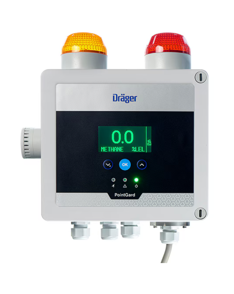  Dräger PointGard 2700 IR – Hệ Thống Giám Sát Khí Cháy Hồng Ngoại 1 Kênh Tích Hợp Báo Động 