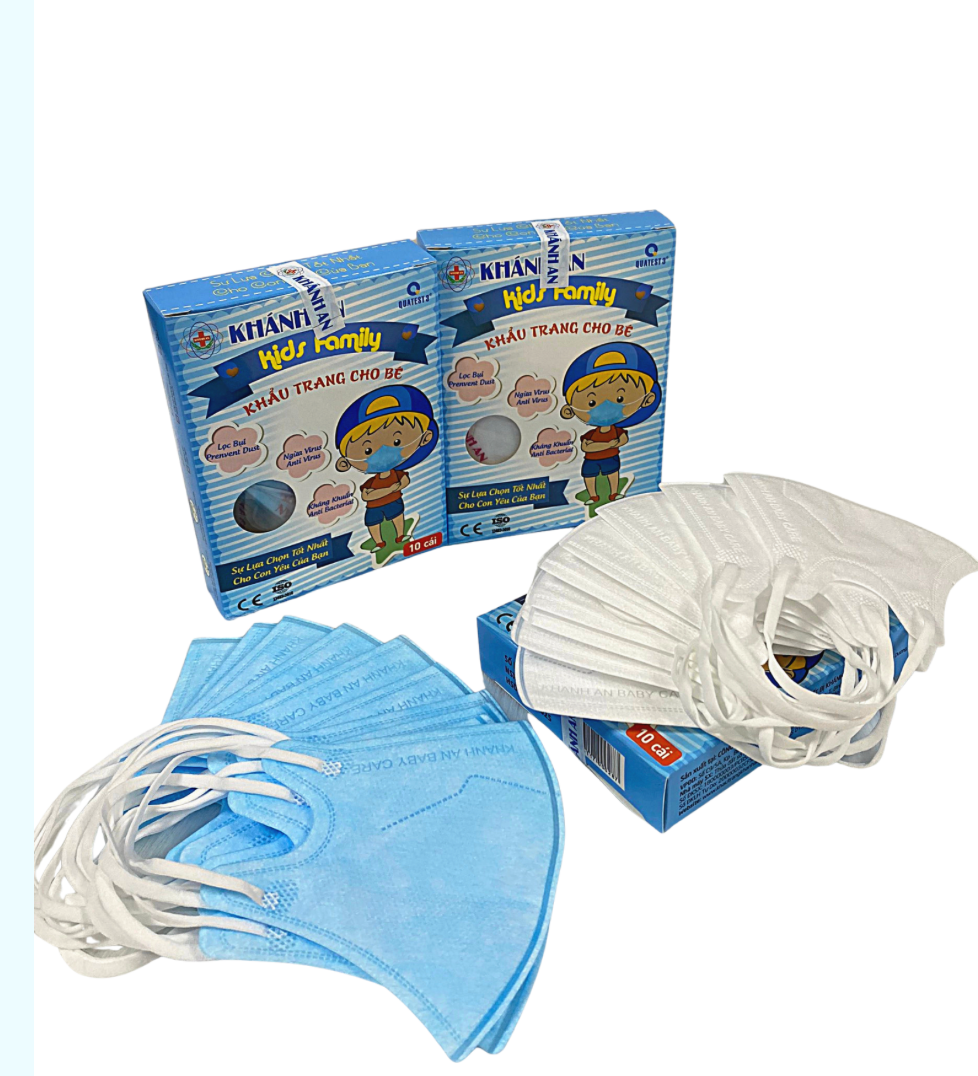  Khẩu Trang Y Tế Trẻ Em 3D Kids Khánh An Size S KA-KID-3DS-S – PPE 