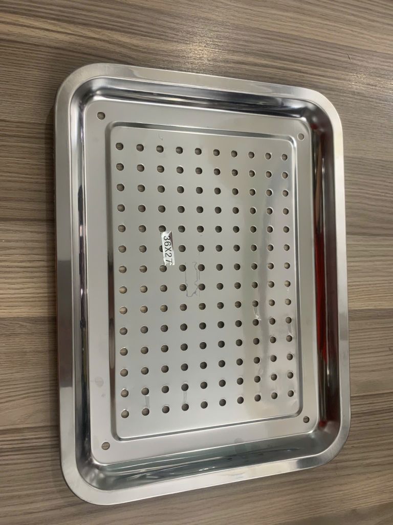 Khay lỗ inox