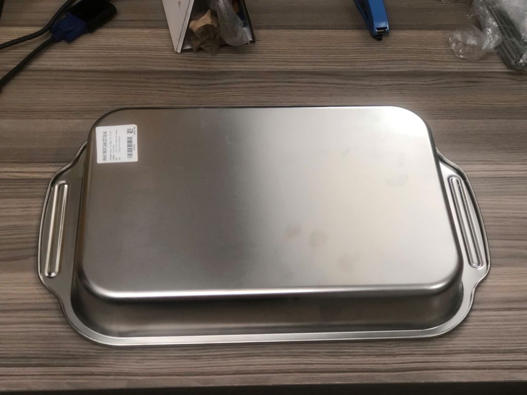 Khay inox sâu có tai