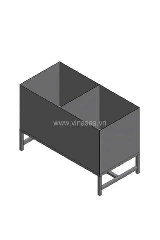 Bồn 2 ngăn ngâm thiết bị