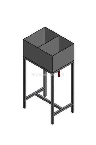 Thùng 2 ngăn có chân