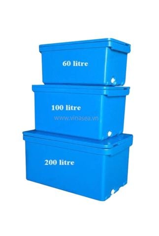 Thùng nhựa cách nhiệt 60, 100, 200 lít