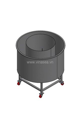 Xe đẩy đá bào tròn