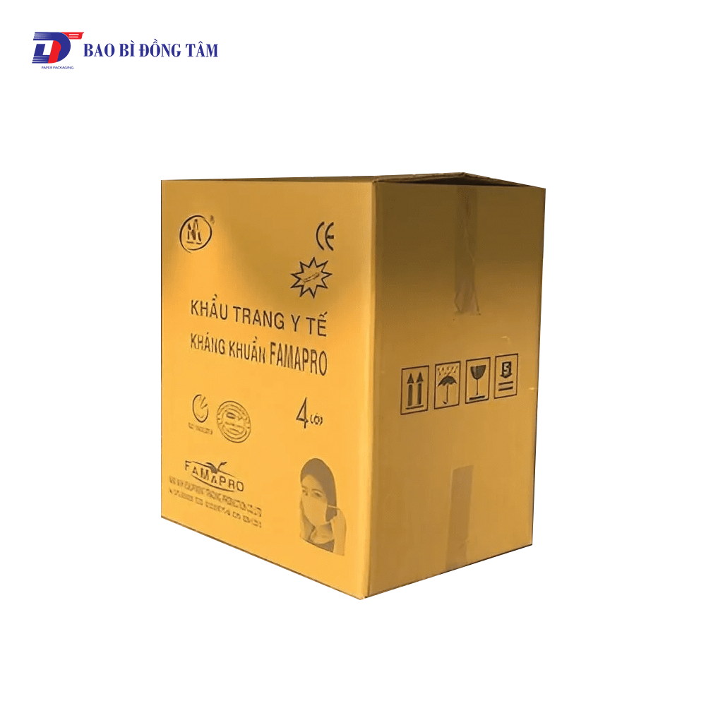  Thùng Carton Đựng Khẩu Trang 