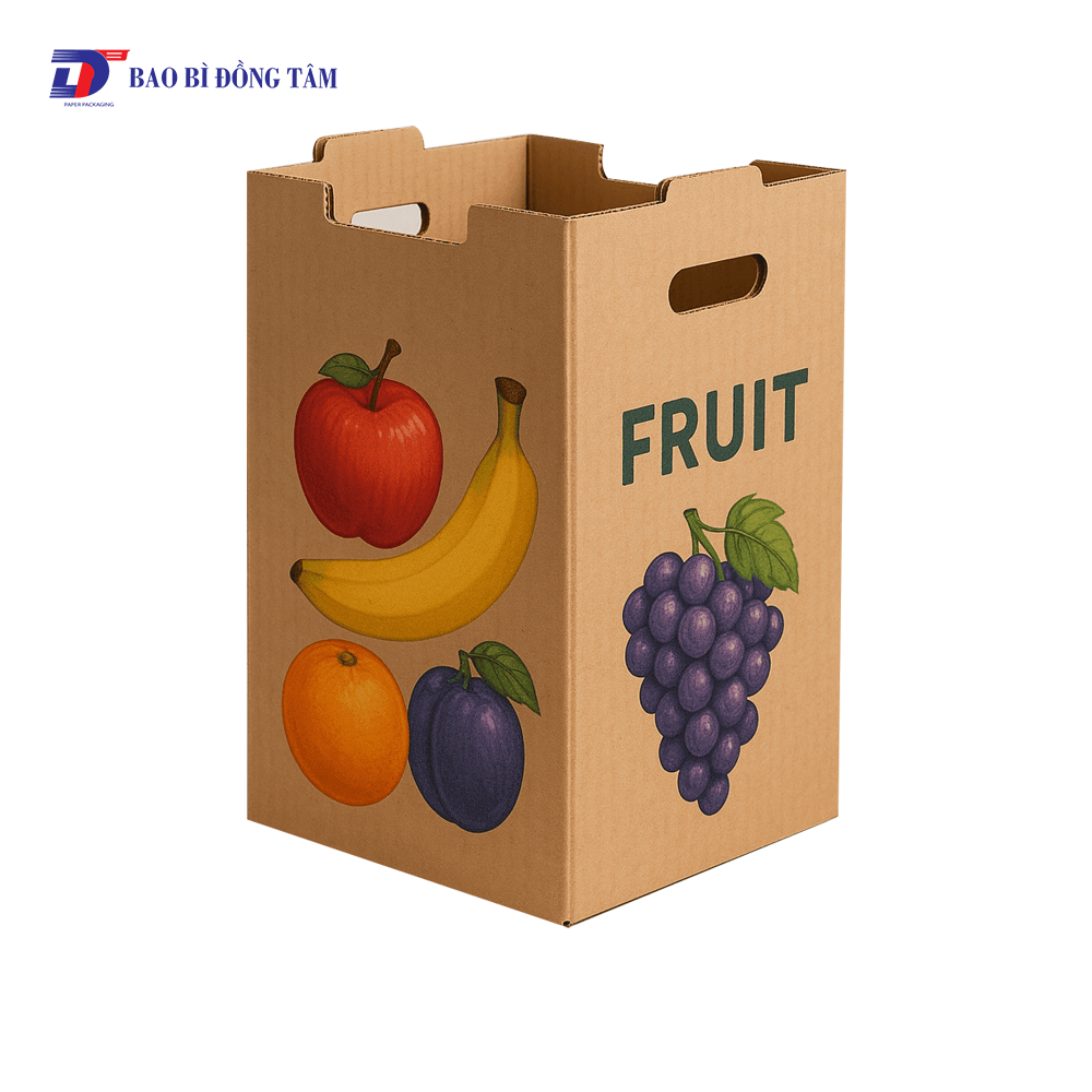 Thùng carton đựng trái cây 