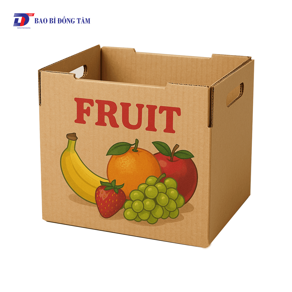  Thùng carton đựng trái cây 