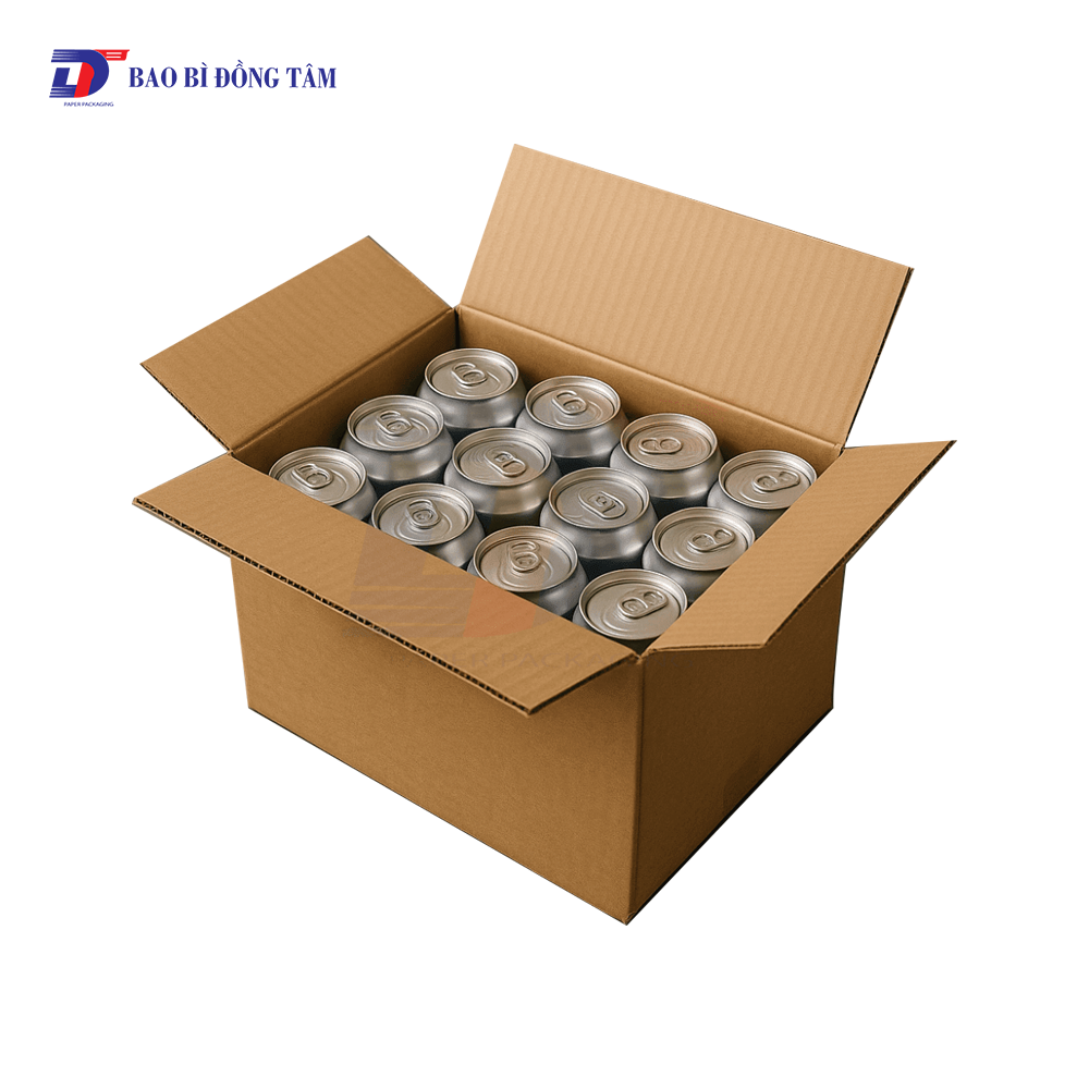 Thùng Carton Đựng Bia Lon 
