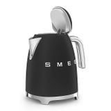  Ấm đun nước siêu tốc 1.7l màu đen mờ hiệu Smeg, Model KLF03BLMEU 