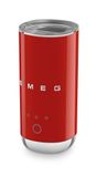  Máy tạo bọt sữa màu đỏ hiệu Smeg, Model MFF02RDEU 