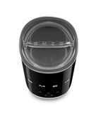  Máy tạo bọt sữa màu đen hiệu Smeg, Model MFF02BLEU 